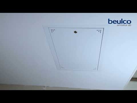 Takkonsol från Beulco Armatur. Installation i tak.