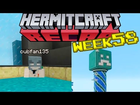 A thousand diamond hot tub - Hermitcraft Recap Season 5 - week #58
