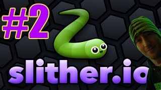 Slither.io Gameplay #2 - The Smarties Snake (PC)