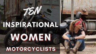 10 Inspirational WOMEN Motorcycle Riders - Australia Edition