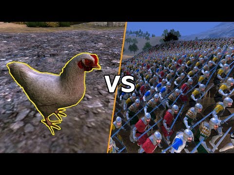 1 chicken vs 15,000 Medieval Soldiers