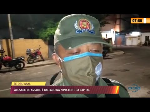 Homem é baleado no pescoço após praticar assalto na zona leste de Teresina 26 04 2021