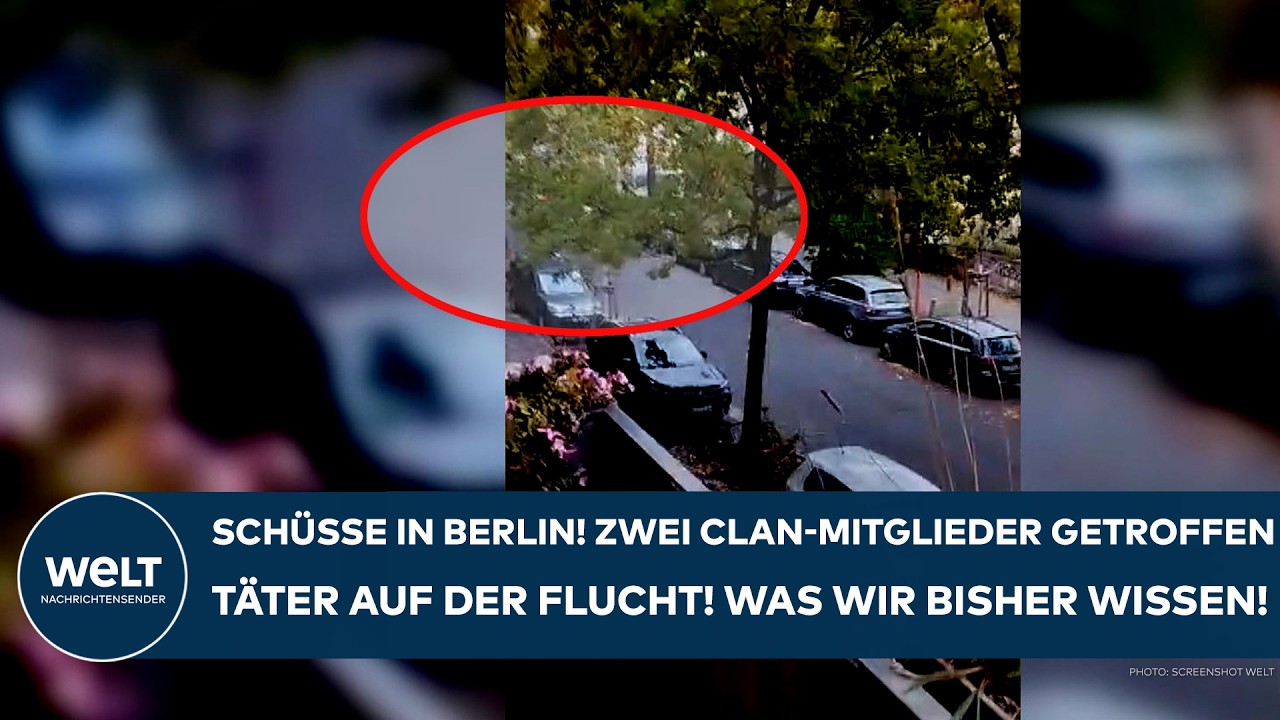 BERLIN: Täter auf der Flucht! Zwei Clan-Mitglieder angeschossen! Was wir bisher wissen!