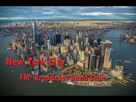 FM broadcast radio stations band scan New York City