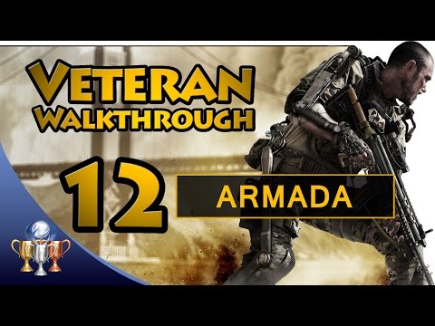 Call of Duty Advanced Warfare - Part 12 Armada - Veteran Walkthrough [60fps]