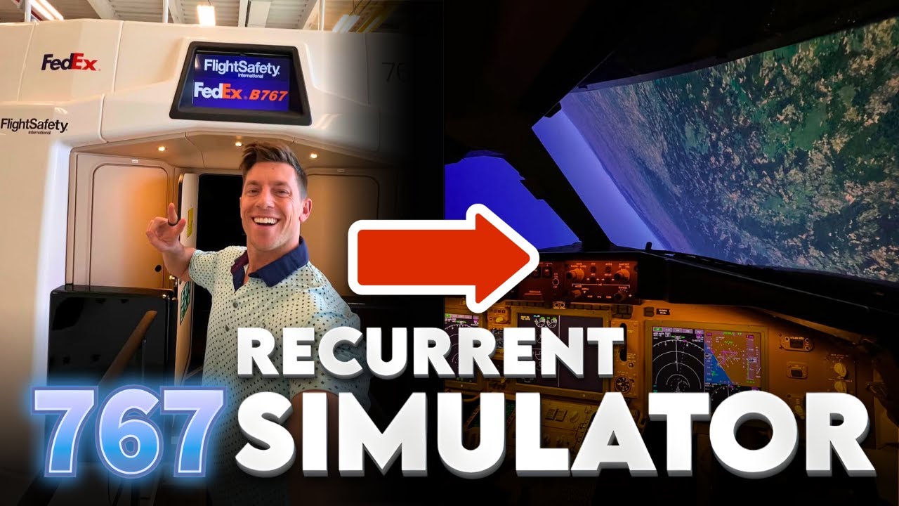 Inside Airline Pilot Recurrent Training - B767 Simulator (Engine Failures, Fires & More)