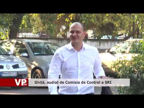 Ghiță, audiat de Comisia de Control a SRI