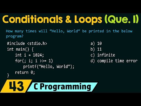 Conditionals and Loops (Solved Problem 1)