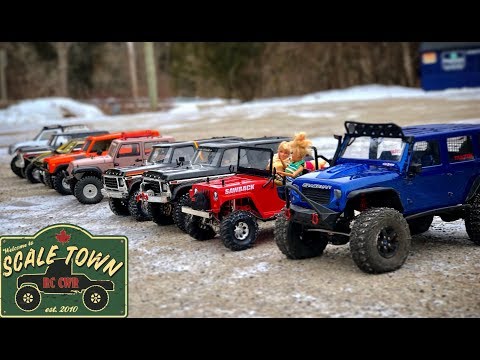 Snow run and bash Scale Town - RC CWR