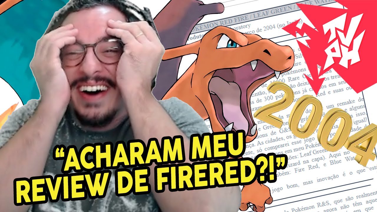 Meu Review de Pokémon FireRed de 2004