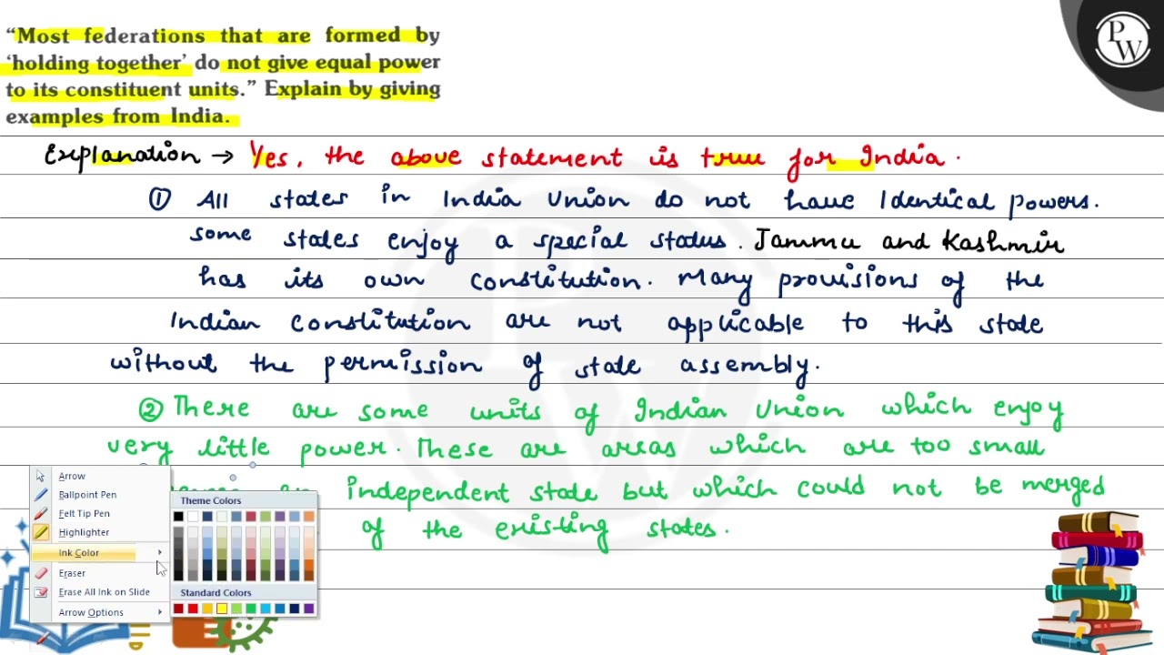Watch video Underhich type of federation India comes Mention any two features of such federation. Now Underhich type of federation India comes Mention any two features of such federation.