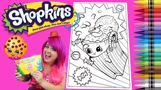 Coloring Giant Shopkins Crayola Coloring Page Color With