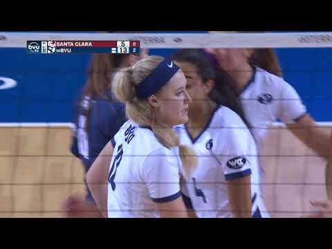 BYU Women’s Volleyball | Santa Clara | Highlights | March 30, 2021