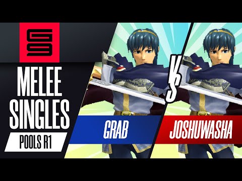 Grab (Marth) vs Joshuwasha (Marth) - Melee Singles Pools Winners Semi-Final  - Genesis 9