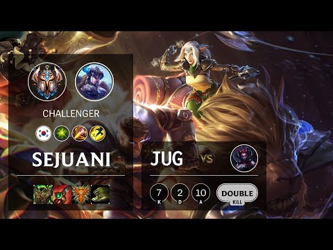 Sejuani Jungle vs Elise - KR Challenger Patch 10.16