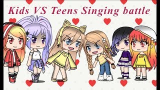 Cover art for Kids VS Teens Singing Battle gacha life