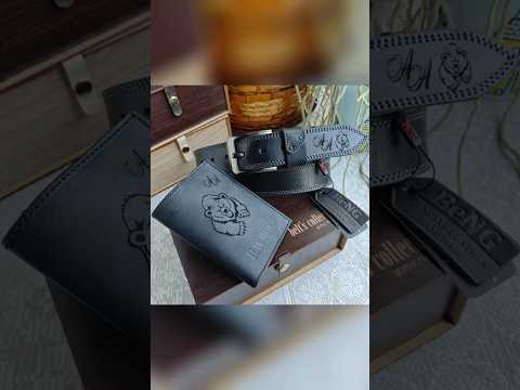 фото подарочный набор: ремень beng + обложка для паспорта 0