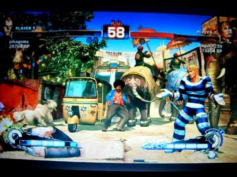 pikagoma [Abel] vs hagurin239 [Cody] SSF4 Japanese Online Ranked Matches