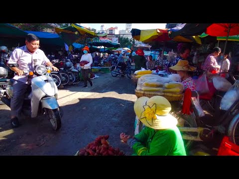 Snacks At Market - Street Food Market In Real Life - Phnom Penh