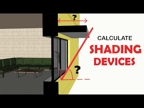 How to design sun shading devices for your home