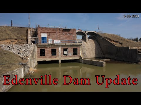 Update: Edenville Dam - Edenville Falls - Wixom Lake Flood 2020 - Aerial
