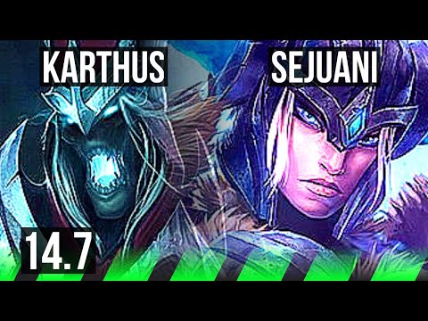 KARTHUS vs SEJUANI (JGL) | 14/2/6, Legendary, 600+ games | BR Master | 14.7