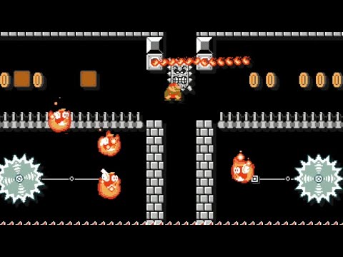 Bowser's Annual Charity Fish Fry by antidev 🍄 Super Mario Maker #ala