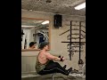 Building Massive Back - 100kg strict seated cable row 10 reps for 5 sets