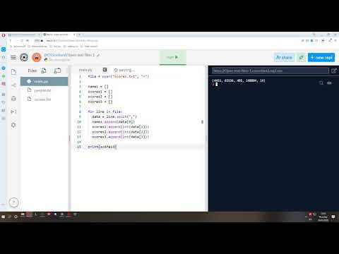 SDD Higher Lesson 6 - Open and read a text file