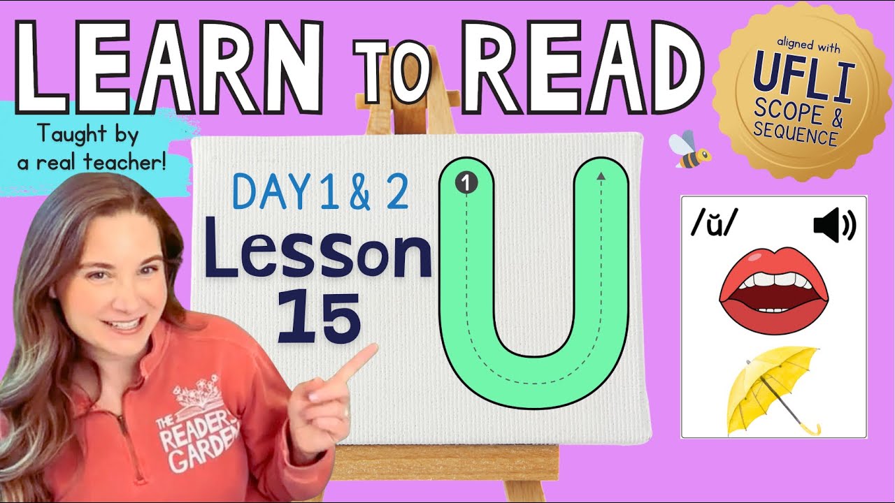 📚 Lesson 15: Short U /ŭ/ | Day 1 & 2  | LEARN to READ! |  Aligned with UFLI Scope & Sequence
