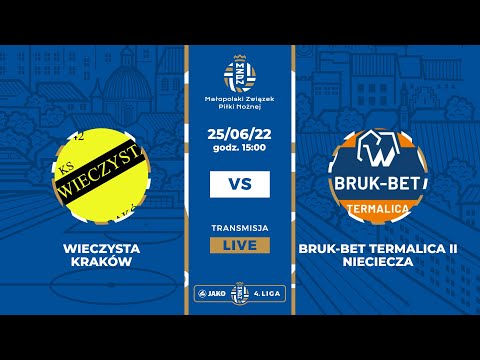 LIVE: Wieczysta Kraków - Bruk-Bet Termalica II Nieciecza