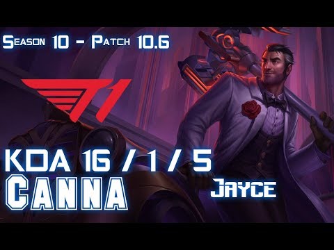 T1 Canna JAYCE vs IRELIA Top - Patch 10.6 KR Ranked