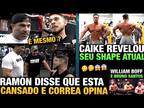 CORREA MANDA A REAL PARA RAMON APÓS ELE DIZER QUE ESTÁ CANSADO + CAIKE SHAPE ATUAL