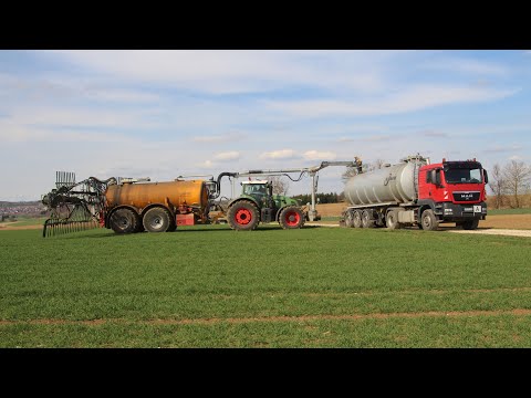 Fendt 939 Vario / Veenhuis 20m³ / 4 Zubringer / Lohnunternemn Fischer / Gülle ausbringen