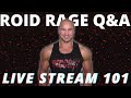 THE ROID RAGE LIVE Q&A 101 | GETTING SHREDDED ON INJECTABLE L-CARNITINE | TELMISARTAN HEART HEALTH