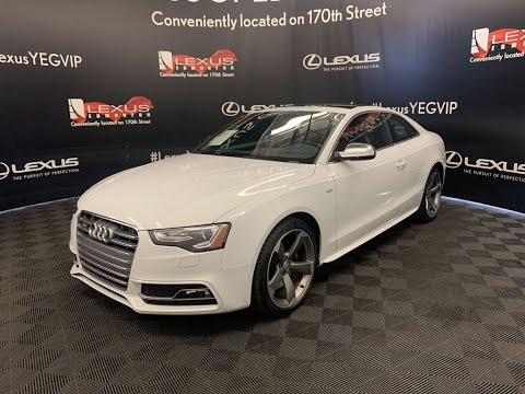 2016 Audi S5 Technik Plus White Review Edmonton Alberta - Lexus of Edmonton