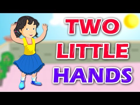 Two Little Hands To Clap Clap Clap | English Nursery Rhyme with Lyrics | English Kids Songs
