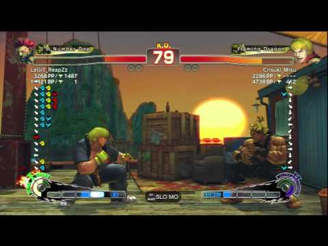 LeGiT_ReapZz (Akuma) Vs Crisuki_Misu (Ken) SSF4 AE Ranked Matches - PSN