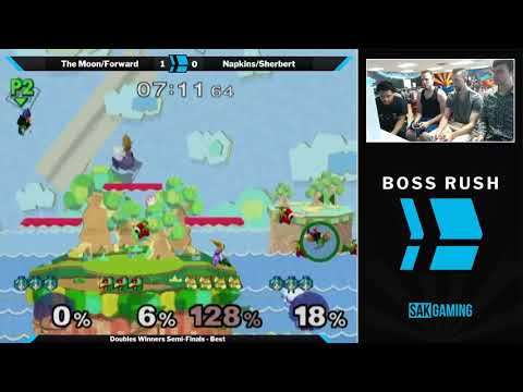 Boss Rush The Moon Doubles Winners Semis - The Moon/Forward (Green) vs Napkins/Sherbert (Blue)