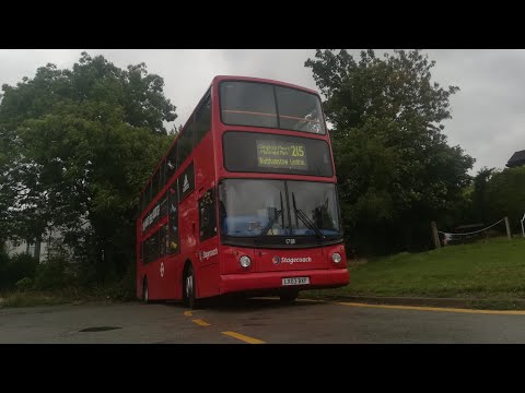 LAST SLN TA RIDE + KICKDOWN stagecoach London 215 to Walthamstow central 17811 LX03 BXF