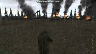 Courtney blows up our camp