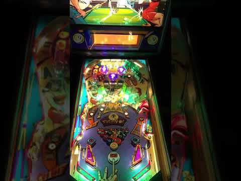 Capcom Classic Breakshot DMD Pinball Arcade Machine w/ Billiard Pool Hall Theme Big Bang Bar Artist