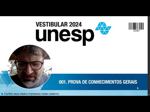 UNESP 2024 - 1ª Fase -  Correção e Comentários