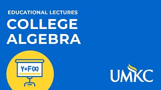 College Algebra - Lecture 3 - The powers that be-Exponents