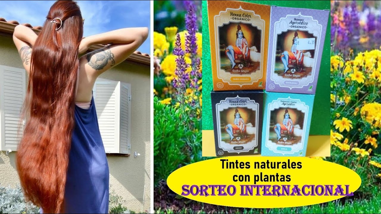 🌿COMO TEÑIR TU CABELLO CON PLANTAS COLORANTES Y SORTEO INTERNACIONAL DE TINTES RADHE SHYAM***