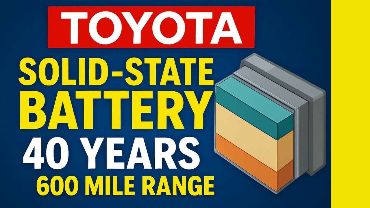 What Makes Toyota's New Solid-State Battery Last 40 Years and When Will Toyota Release It