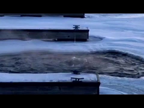 Sunrise In The Chicago Polar Vortex