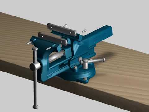 HEUER Schraubstock mit Wechselbacken Wachter