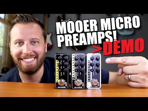 3 Amazing Micro Preamps From Mooer!