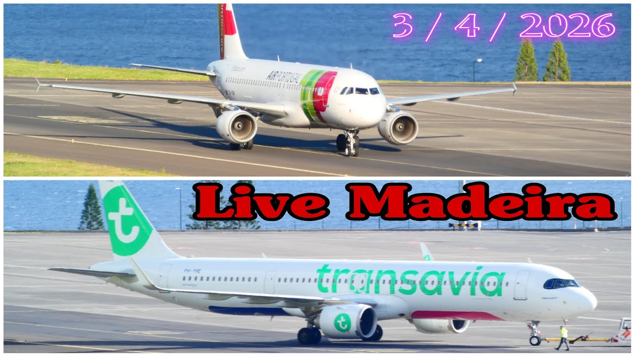 Live webcam view of Aeropuerto de Madeira - Despegues y Aterrizajes